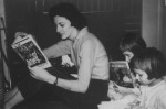 Anne Sexton reads with her daughters, Linda and Joyce