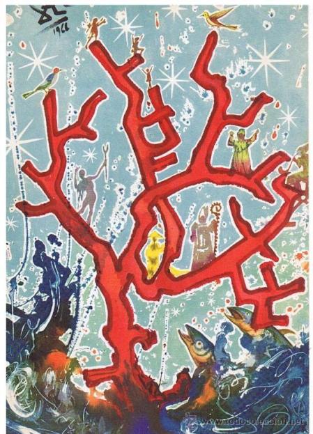 Felicitación de Navidad, Dali, 1968