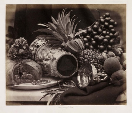 Νεκρή φύση με κούπα από ελεφαντόδοντο και φρούτα, 1860, Ρότζερ Φέντον.